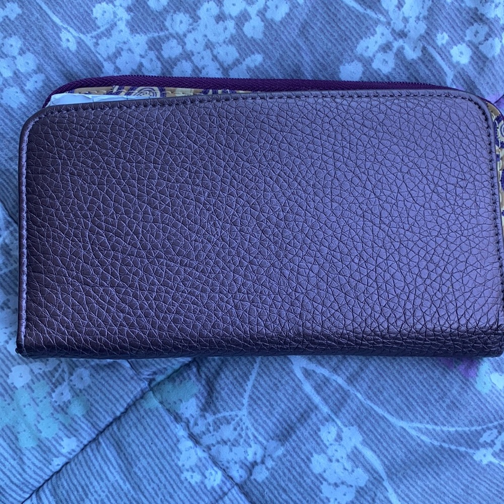 Purple coupon wallet